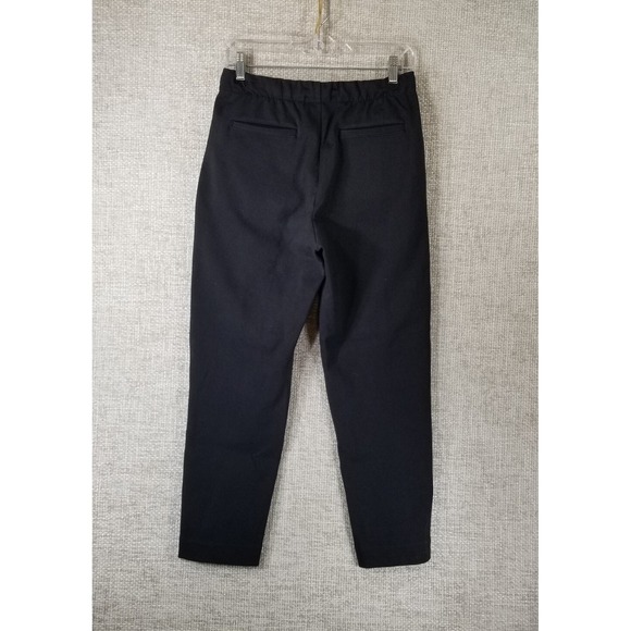 Everlane The Dream Ponte Pant Women's Small Black Pull On Crop Drawstring - Picture 7 of 12